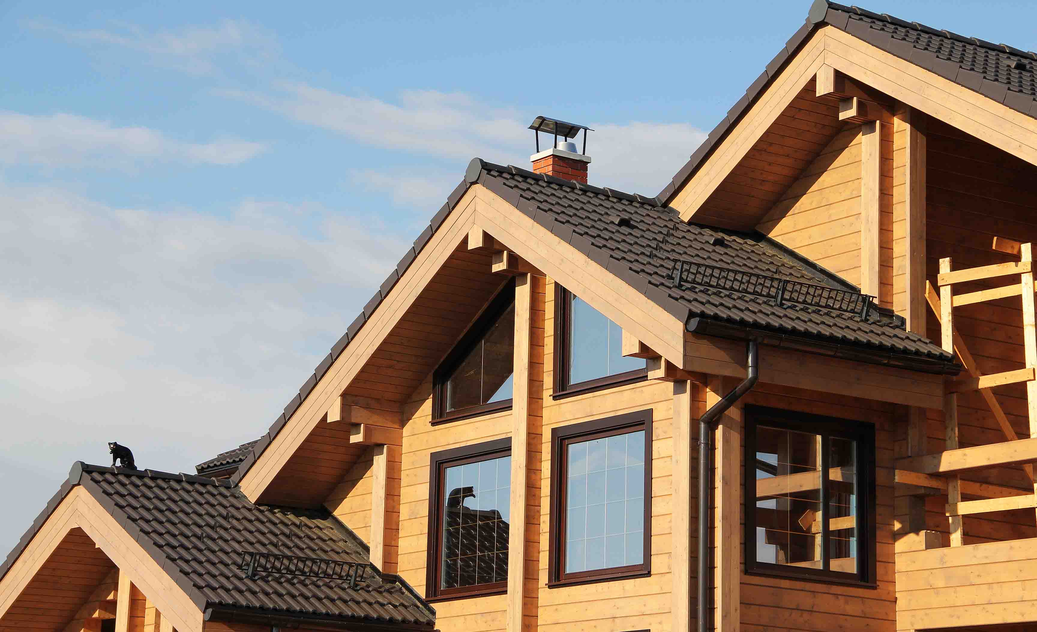House with wood siding